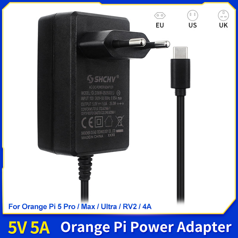 Banana Pi Bpi-M5 - Adaptateur d'alimentation USB type-c 5V 5A,