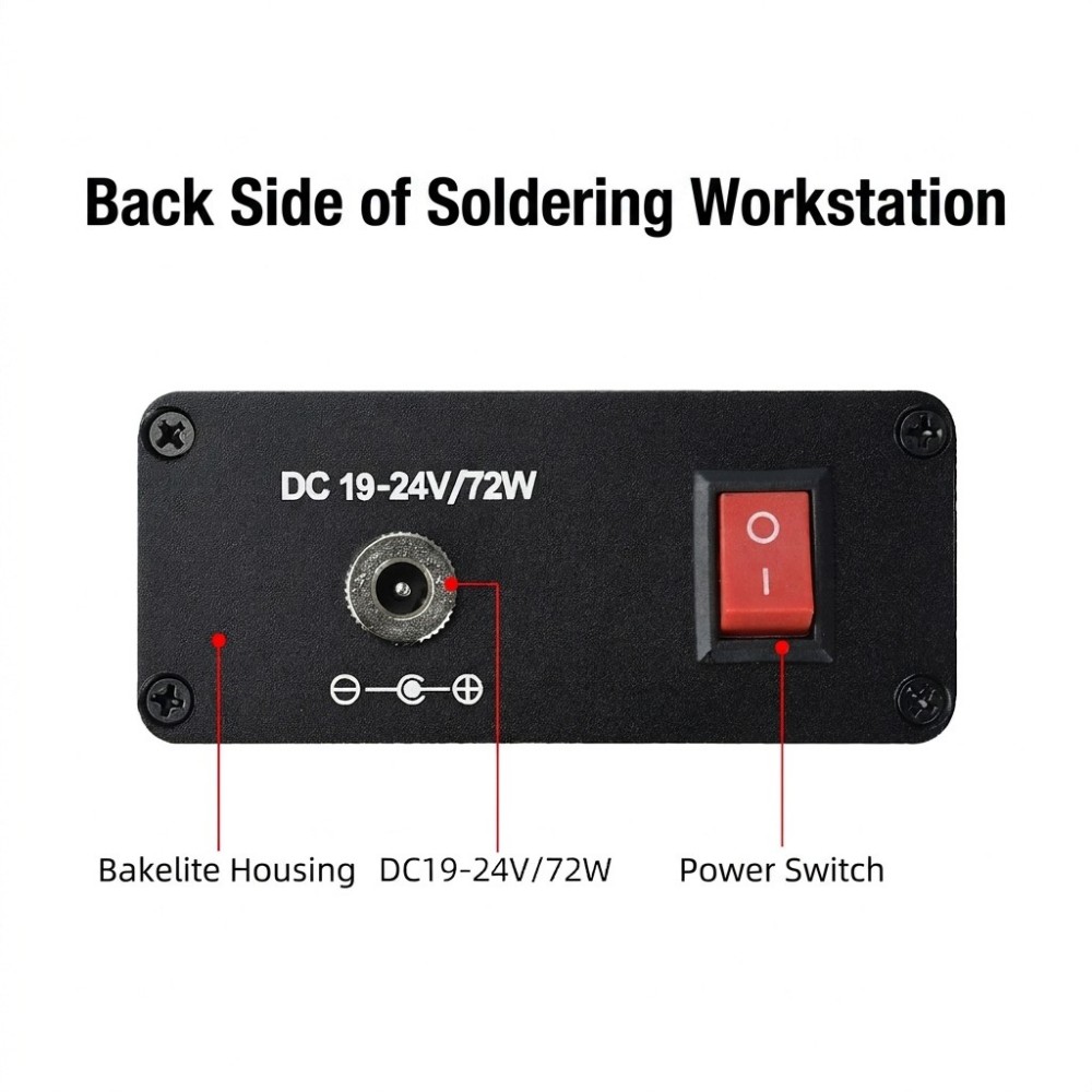 Soldering Station T12 Oled - Station de soudure T12, alimentation CA